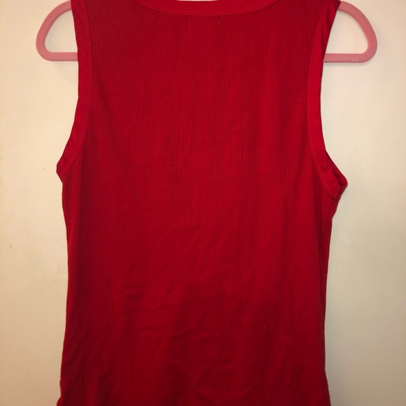 Joe Fresh Ladies Tank Red Large - Picture 2 of 3